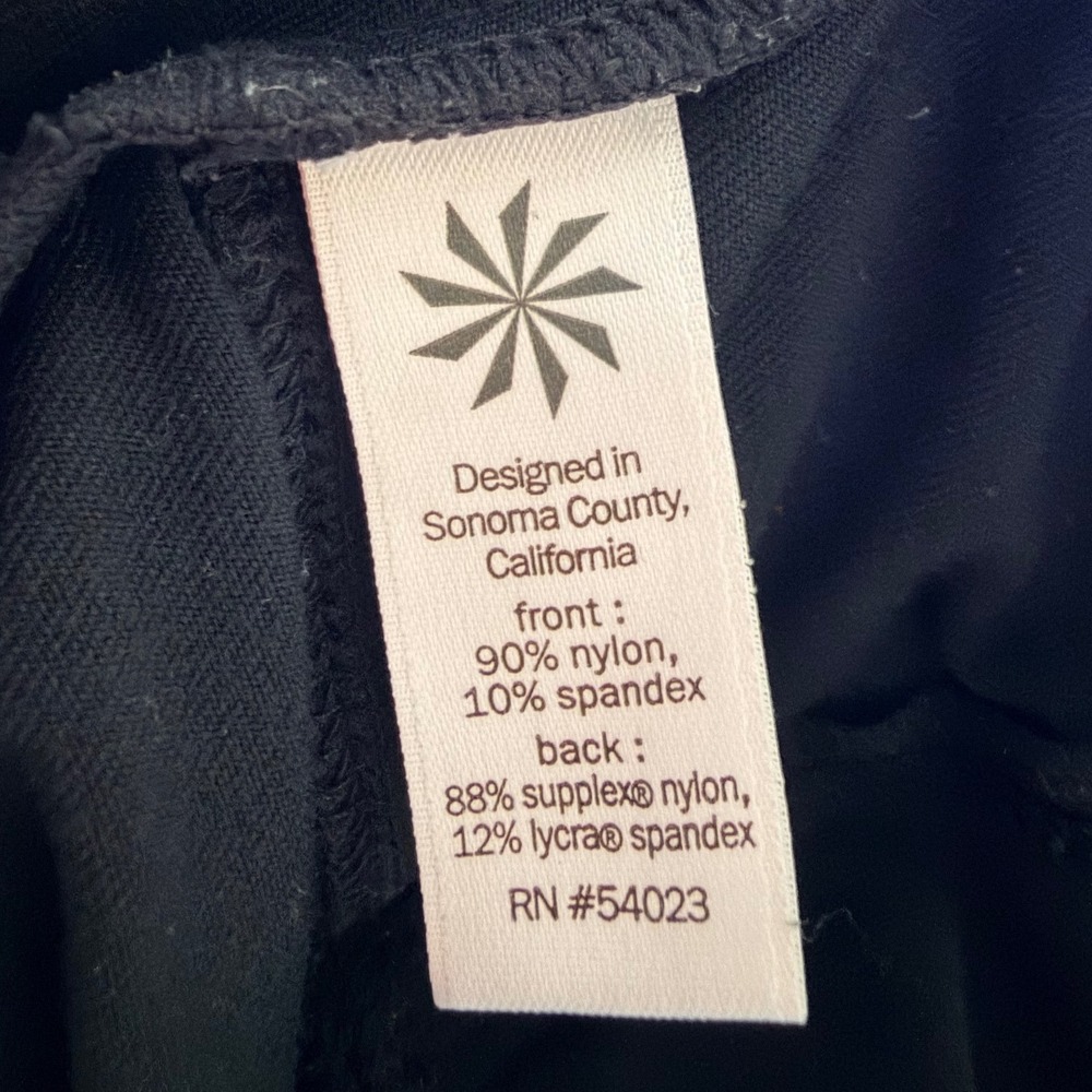 Athleta Womens Black High Rise Skinny Travel Pants Size 12 Stretch Pockets - Picture 7 of 9